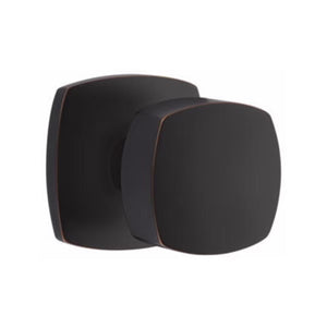URBAN MODERN SECTIONAL OIL RUBBED BRONZE (US10B) HANDLESET DUMMY [4705] W/ 2-3/8" BACKSET AND 1/4" ROUND FACEPLATE AND STRIKEPLATE W/ INTERIOR KNOB