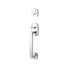Load image into Gallery viewer, URBAN MODERN SECTIONAL POLISHED NICKEL (US14) HANDLESET DUMMY [4705] W/ 2-3/8&quot; BACKSET AND 1/4&quot; ROUND FACEPLATE AND STRIKEPLATE W/ INTERIOR KNOB
