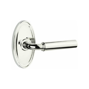 MANNING (MNG) PRIVACY (BED/BATH) LEVER WITH 2-3/8" BACKSET AND 1/4" ROUND FACEPLATE AND STRIKEPLATE
