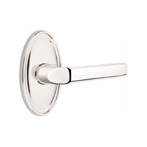 MILANO (M) PRIVACY (BED/BATH) LEVER WITH 2-3/8" BACKSET AND 1/4" ROUND FACEPLATE AND STRIKEPLATE