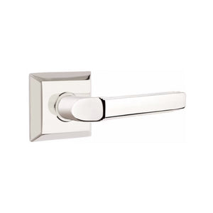 MILANO (M) PRIVACY (BED/BATH) LEVER WITH 2-3/8" BACKSET AND 1/4" ROUND FACEPLATE AND STRIKEPLATE