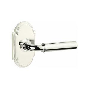 MANNING (MNG) PRIVACY (BED/BATH) LEVER WITH 2-3/8" BACKSET AND 1/4" ROUND FACEPLATE AND STRIKEPLATE