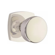 Load image into Gallery viewer, URBAN MODERN SECTIONAL POLISHED NICKEL (US14) HANDLESET DUMMY [4705] W/ 2-3/8&quot; BACKSET AND 1/4&quot; ROUND FACEPLATE AND STRIKEPLATE W/ INTERIOR KNOB
