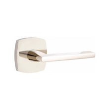 Load image into Gallery viewer, URBAN MODERN SECTIONAL POLISHED NICKEL (US14) HANDLESET DUMMY [4705] W/ 2-3/8&quot; BACKSET AND 1/4&quot; ROUND FACEPLATE AND STRIKEPLATE W/ INTERIOR LEVER

