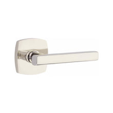 Load image into Gallery viewer, URBAN MODERN SECTIONAL POLISHED NICKEL (US14) HANDLESET DUMMY [4705] W/ 2-3/8&quot; BACKSET AND 1/4&quot; ROUND FACEPLATE AND STRIKEPLATE W/ INTERIOR LEVER
