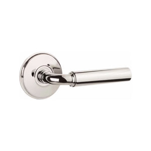 MANNING (MNG) PRIVACY (BED/BATH) LEVER WITH 2-3/8" BACKSET AND 1/4" ROUND FACEPLATE AND STRIKEPLATE