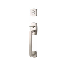 Load image into Gallery viewer, URBAN MODERN SECTIONAL SATIN NICKEL (US15) HANDLESET DUMMY [4705] W/ 2-3/8&quot; BACKSET AND 1/4&quot; ROUND FACEPLATE AND STRIKEPLATE W/ INTERIOR KNOB
