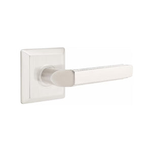 MILANO (M) PRIVACY (BED/BATH) LEVER WITH 2-3/8" BACKSET AND 1/4" ROUND FACEPLATE AND STRIKEPLATE