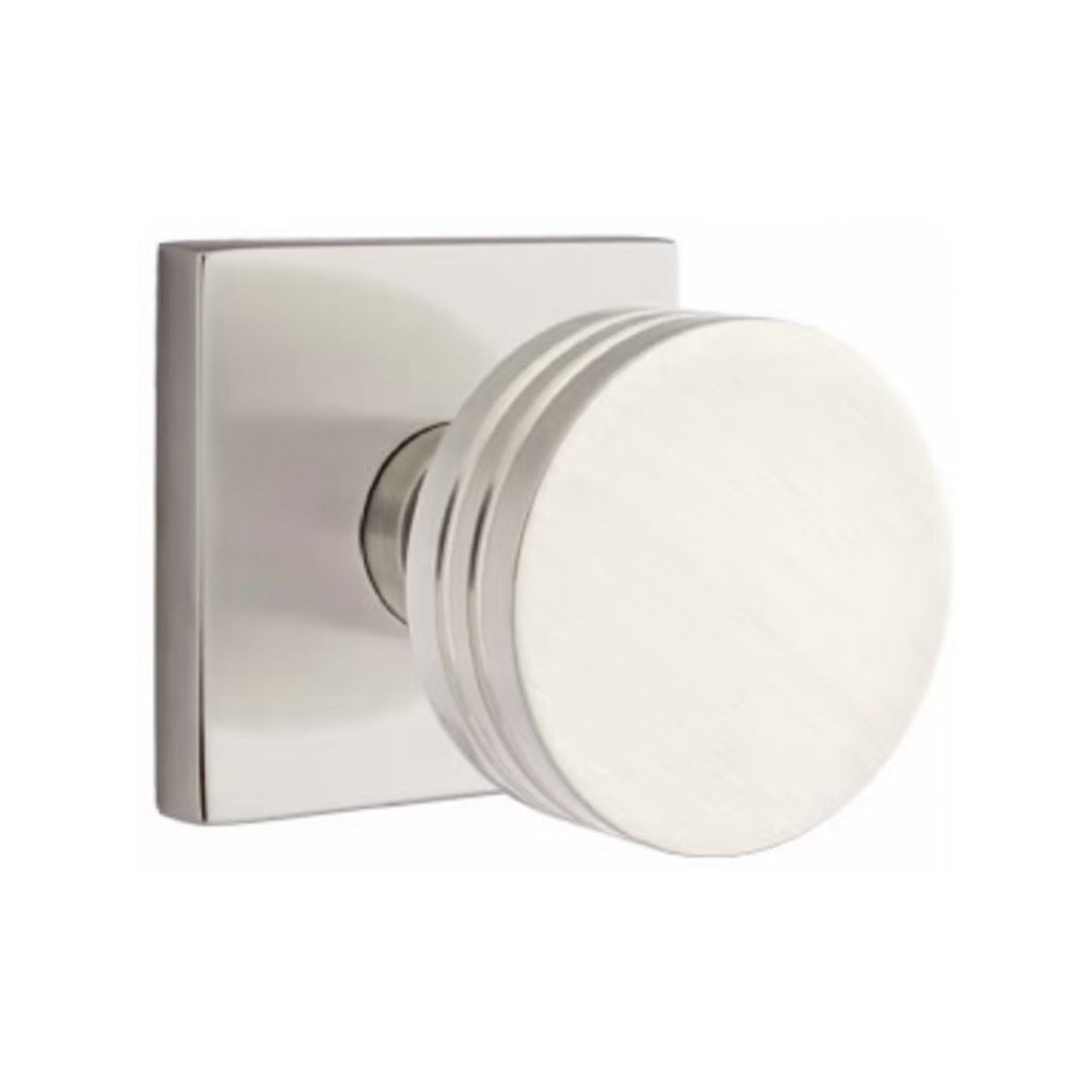 EMPOWERED MOTORIZED TOUCHSCREEN KEYPAD ENTRY SET BADEN GRIP (EMP0103) SATIN NICKEL (US15) W/ 2-3/8
