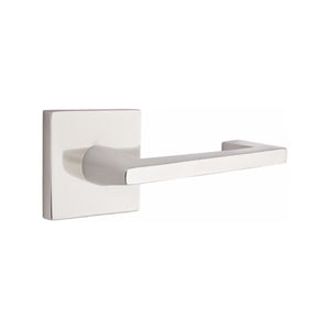 EMPOWERED MOTORIZED TOUCHSCREEN KEYPAD ENTRY SET BADEN GRIP (EMP0103) SATIN NICKEL (US15) W/ 2-3/8" BACKSET AND 1/4" ROUND FACEPLATE AND STRIKEPLATE W/ INTERIOR LEVER
