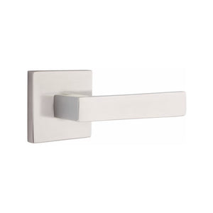 EMPOWERED MOTORIZED TOUCHSCREEN KEYPAD ENTRY SET BADEN GRIP (EMP0103) SATIN NICKEL (US15) W/ 2-3/8" BACKSET AND 1/4" ROUND FACEPLATE AND STRIKEPLATE W/ INTERIOR LEVER