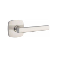 Load image into Gallery viewer, URBAN MODERN SECTIONAL SATIN NICKEL (US15) HANDLESET DUMMY [4705] W/ 2-3/8&quot; BACKSET AND 1/4&quot; ROUND FACEPLATE AND STRIKEPLATE W/ INTERIOR LEVER
