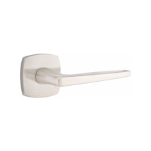 Load image into Gallery viewer, URBAN MODERN SECTIONAL SATIN NICKEL (US15) HANDLESET DUMMY [4705] W/ 2-3/8&quot; BACKSET AND 1/4&quot; ROUND FACEPLATE AND STRIKEPLATE W/ INTERIOR LEVER
