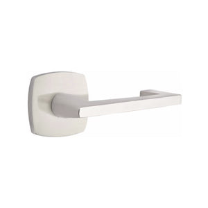 URBAN MODERN SECTIONAL SATIN NICKEL (US15) HANDLESET DUMMY [4705] W/ 2-3/8" BACKSET AND 1/4" ROUND FACEPLATE AND STRIKEPLATE W/ INTERIOR LEVER