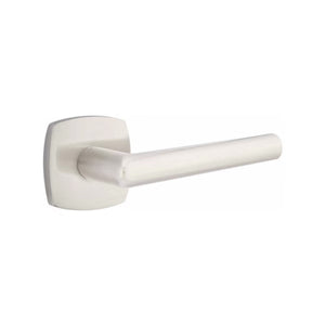 URBAN MODERN SECTIONAL SATIN NICKEL (US15) HANDLESET DUMMY [4705] W/ 2-3/8" BACKSET AND 1/4" ROUND FACEPLATE AND STRIKEPLATE W/ INTERIOR LEVER