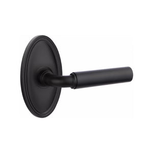MANNING (MNG) PRIVACY (BED/BATH) LEVER WITH 2-3/8" BACKSET AND 1/4" ROUND FACEPLATE AND STRIKEPLATE