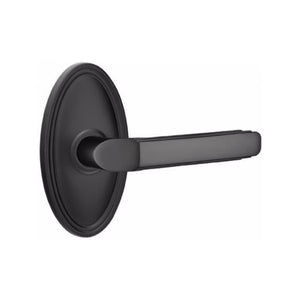 MILANO (M) PRIVACY (BED/BATH) LEVER WITH 2-3/8" BACKSET AND 1/4" ROUND FACEPLATE AND STRIKEPLATE