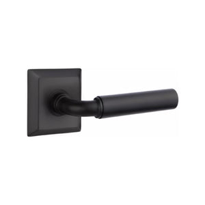 MANNING (MNG) PRIVACY (BED/BATH) LEVER WITH 2-3/8" BACKSET AND 1/4" ROUND FACEPLATE AND STRIKEPLATE