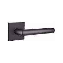 Load image into Gallery viewer, EMPOWERED MOTORIZED TOUCHSCREEN KEYPAD ENTRY SET BADEN GRIP (EMP0103) FLAT BLACK (US19) W/ 2-3/8&quot; BACKSET AND 1/4&quot; ROUND FACEPLATE AND STRIKEPLATE W/ INTERIOR LEVER
