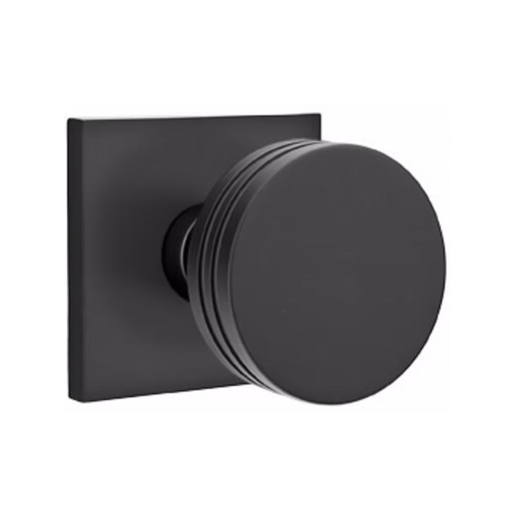 EMPOWERED MOTORIZED TOUCHSCREEN KEYPAD ENTRY SET BADEN GRIP (EMP0103) FLAT BLACK (US19) W/ 2-3/8