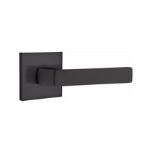 Load image into Gallery viewer, EMPOWERED MOTORIZED TOUCHSCREEN KEYPAD ENTRY SET BADEN GRIP (EMP0103) FLAT BLACK (US19) W/ 2-3/8&quot; BACKSET AND 1/4&quot; ROUND FACEPLATE AND STRIKEPLATE W/ INTERIOR LEVER

