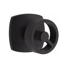 Load image into Gallery viewer, URBAN MODERN SECTIONAL FLAT BLACK (US19) HANDLESET DUMMY [4705] W/ 2-3/8&quot; BACKSET AND 1/4&quot; ROUND FACEPLATE AND STRIKEPLATE W/ INTERIOR KNOB
