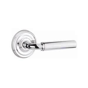 MANNING (MNG) PRIVACY (BED/BATH) LEVER WITH 2-3/8" BACKSET AND 1/4" ROUND FACEPLATE AND STRIKEPLATE