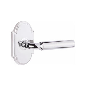 MANNING (MNG) PRIVACY (BED/BATH) LEVER WITH 2-3/8" BACKSET AND 1/4" ROUND FACEPLATE AND STRIKEPLATE