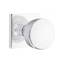 Load image into Gallery viewer, EMPOWERED MOTORIZED TOUCHSCREEN KEYPAD ENTRY SET BADEN GRIP (EMP0103) POLISHED CHROME (US26) W/ 2-3/8&quot; BACKSET AND 1/4&quot; ROUND FACEPLATE AND STRIKEPLATE W/ INTERIOR KNOB
