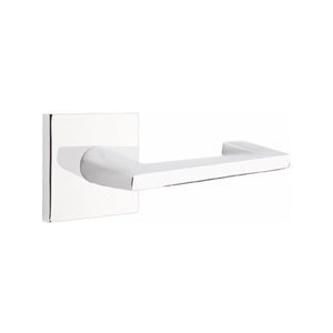 EMPOWERED MOTORIZED TOUCHSCREEN KEYPAD ENTRY SET BADEN GRIP (EMP0103) POLISHED CHROME (US26) W/ 2-3/8" BACKSET AND 1/4" ROUND FACEPLATE AND STRIKEPLATE W/ INTERIOR LEVER