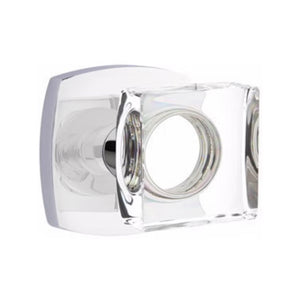 URBAN MODERN SECTIONAL POLISHED CHROME (US26) HANDLESET DUMMY [4705] W/ 2-3/8" BACKSET AND 1/4" ROUND FACEPLATE AND STRIKEPLATE W/ INTERIOR KNOB