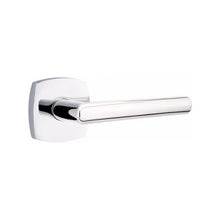 Load image into Gallery viewer, URBAN MODERN SECTIONAL POLISHED CHROME (US26) HANDLESET DUMMY [4705] W/ 2-3/8&quot; BACKSET AND 1/4&quot; ROUND FACEPLATE AND STRIKEPLATE W/ INTERIOR LEVER
