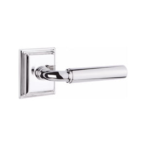 MANNING (MNG) PRIVACY (BED/BATH) LEVER WITH 2-3/8" BACKSET AND 1/4" ROUND FACEPLATE AND STRIKEPLATE