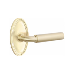 MANNING (MNG) PRIVACY (BED/BATH) LEVER WITH 2-3/8" BACKSET AND 1/4" ROUND FACEPLATE AND STRIKEPLATE