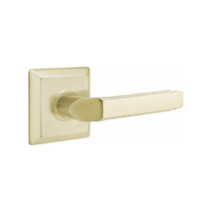MILANO (M) PRIVACY (BED/BATH) LEVER WITH 2-3/8" BACKSET AND 1/4" ROUND FACEPLATE AND STRIKEPLATE