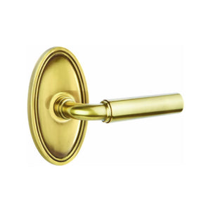 MANNING (MNG) PRIVACY (BED/BATH) LEVER WITH 2-3/8" BACKSET AND 1/4" ROUND FACEPLATE AND STRIKEPLATE