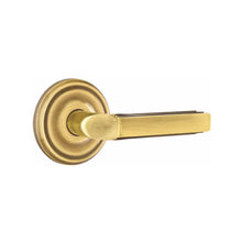 Load image into Gallery viewer, MILANO (M) PRIVACY (BED/BATH) LEVER WITH 2-3/8&quot; BACKSET AND 1/4&quot; ROUND FACEPLATE AND STRIKEPLATE
