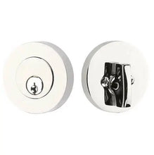 Load image into Gallery viewer, MODERN DISC DEADBOLT WITH 2-3/8&quot; BACKSET AND 1/4&quot; ROUND FACEPLATE AND STRIKEPLATE
