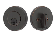Load image into Gallery viewer, MODERN DISC DEADBOLT WITH 2-3/8&quot; BACKSET AND 1/4&quot; ROUND FACEPLATE AND STRIKEPLATE
