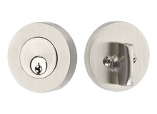 Load image into Gallery viewer, MODERN DISC DEADBOLT WITH 2-3/8&quot; BACKSET AND 1/4&quot; ROUND FACEPLATE AND STRIKEPLATE
