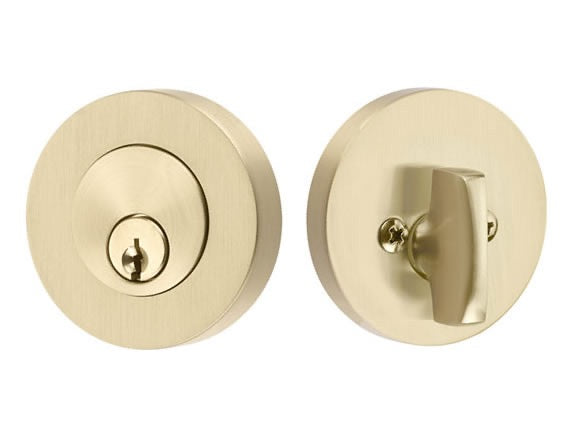 MODERN DISC DEADBOLT WITH 2-3/8