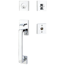 Load image into Gallery viewer, BADEN POLISHED CHROME (US26) HANDLESET SINGLE-CYLINDER [4820] W/ 2-3/8&quot; BACKSET AND 1/4&quot; ROUND FACEPLATE AND STRIKEPLATE W/ INTERIOR KNOB
