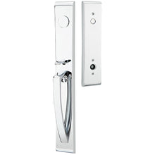 Load image into Gallery viewer, ORION POLISHED CHROME (US26) HANDLESET DUMMY [4806] W/ 2-3/8&quot; BACKSET AND 1/4&quot; ROUND FACEPLATE AND STRIKEPLATE W/ INTERIOR KNOB
