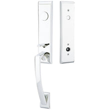 Load image into Gallery viewer, APOLLO POLISHED CHROME (US26) HANDLESET DUMMY [4805] W/ 2-3/8&quot; BACKSET AND 1/4&quot; ROUND FACEPLATE AND STRIKEPLATE W/ INTERIOR KNOB

