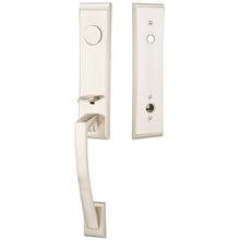 Load image into Gallery viewer, APOLLO SATIN NICKEL (US15) HANDLESET DUMMY [4805] W/ 2-3/8&quot; BACKSET AND 1/4&quot; ROUND FACEPLATE AND STRIKEPLATE W/ INTERIOR KNOB
