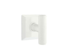 THE ACE KNURLED (ACEKN) PRIVACY (BED/BATH) KNOB WITH 2-3/8" BACKSET AND 1/4" ROUND FACEPLATE AND STRIKEPLATE