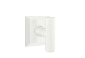 THE ACE (ACE) PASSAGE (HALL/CLOSET) KNOB WITH 2-3/8" BACKSET AND 1/4" ROUND FACEPLATE AND STRIKEPLATE