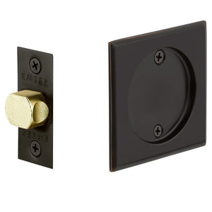 SQUARE PASSAGE (2134) POCKET DOOR TUBULAR LOCKS WITH 2-3/8" BACKSET