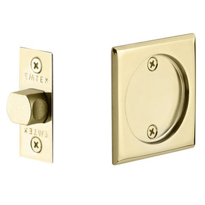 SQUARE PASSAGE (2134) POCKET DOOR TUBULAR LOCKS WITH 2-3/8" BACKSET