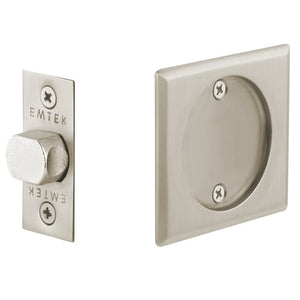 SQUARE PASSAGE (2134) POCKET DOOR TUBULAR LOCKS WITH 2-3/8" BACKSET